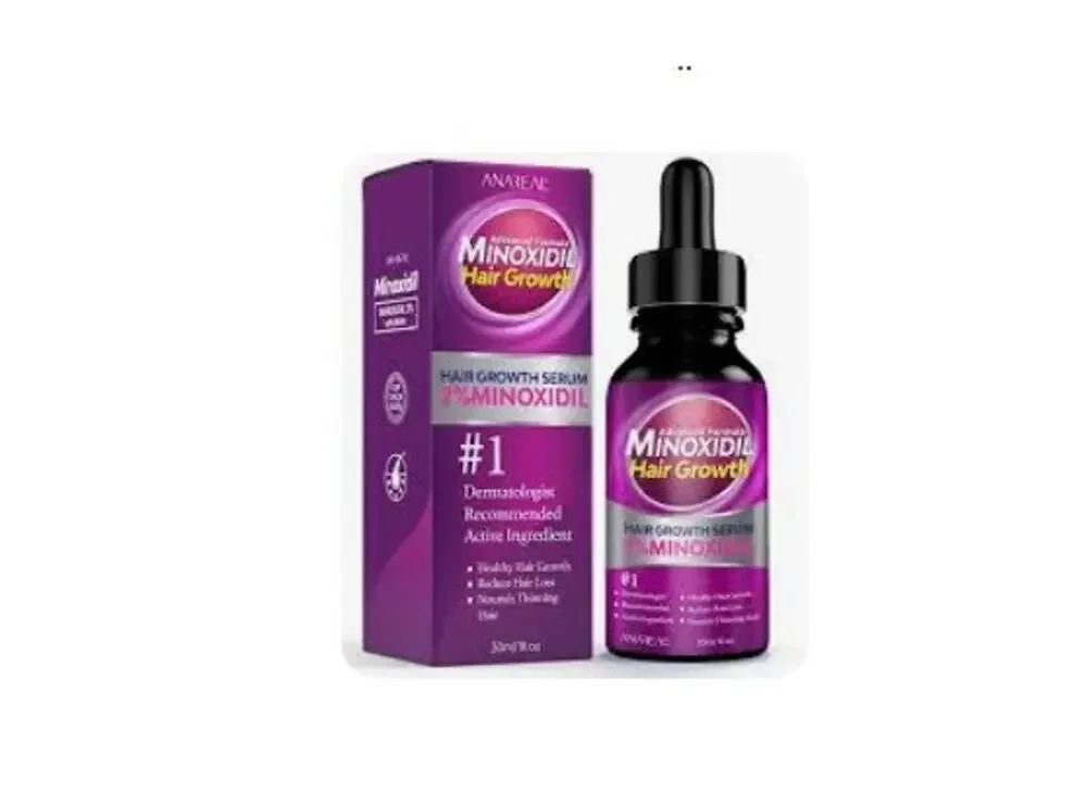 4x Anareal Advanced Formula 2% Minoxidil Hair Growth Serum (4 Month Supply) NEW